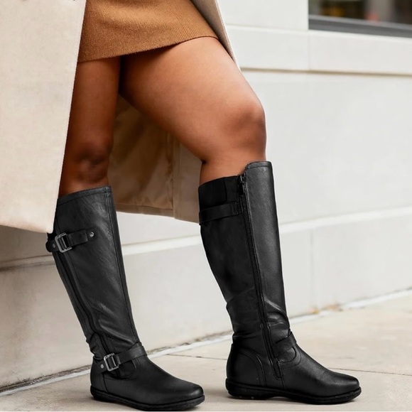 DREAM PAIRS Women’s Wide Calf Knee-High Winter Boots - Picture 6 of 9